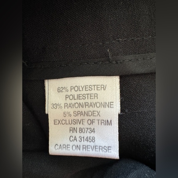 BCBG Maxazria Black Slacks - Picture 4 of 6